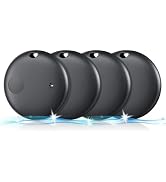 Air Tracker Tags-4 Pack, Smart Bluetooth Tracker Works with Apple Find My (iOS Only), Item Finder...