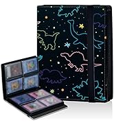 4 Pocket Card Binder, Waterproof Trading Card Folders with Double Sided Pockets, 400 Card Collect...