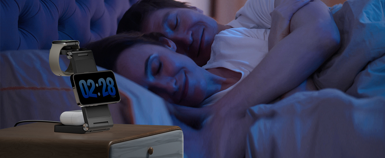 3 in one charger iphone watch and airpods