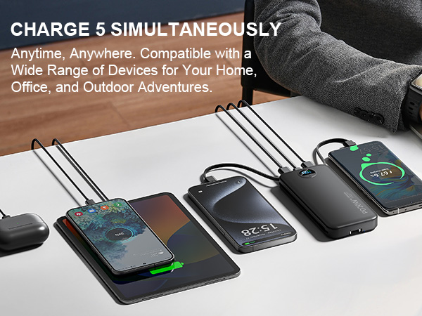 iphone portable charger fast charging