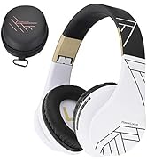 PowerLocus Bluetooth Over-Ear Headphones, Wireless Stereo Foldable Headphones Wireless and Wired ...