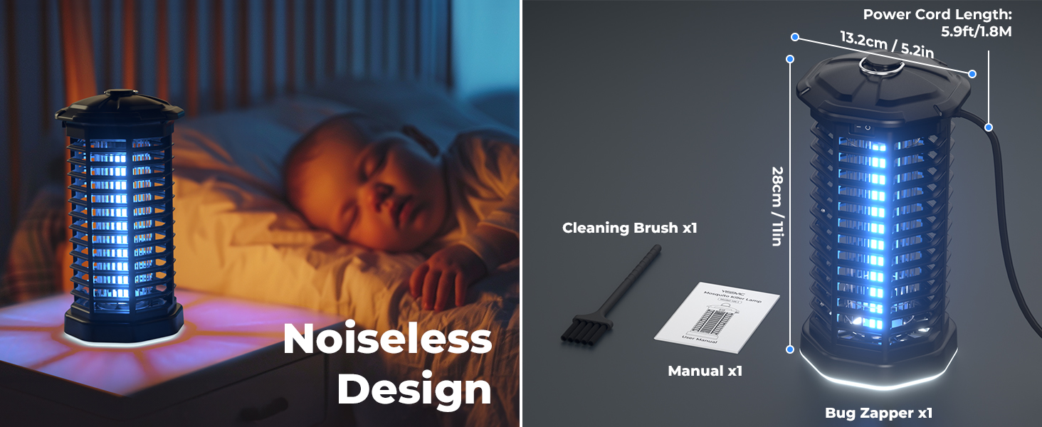 Bug Zapper Outdoor Indoor Waterproof 1.8