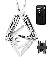 BIBURY 21-in-1 Multitool Pliers, Multi-Purpose Pocket Knife Pliers with Screwdriver Sleeve, 420 F...