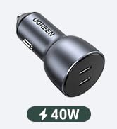 USB C Car Charger Adapter