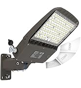 HiBay MAX. 240W Parking Lot Lighting, Dusk to Dawn LED Flood Light Outdoor, 5000K 38400LM (160LM/...