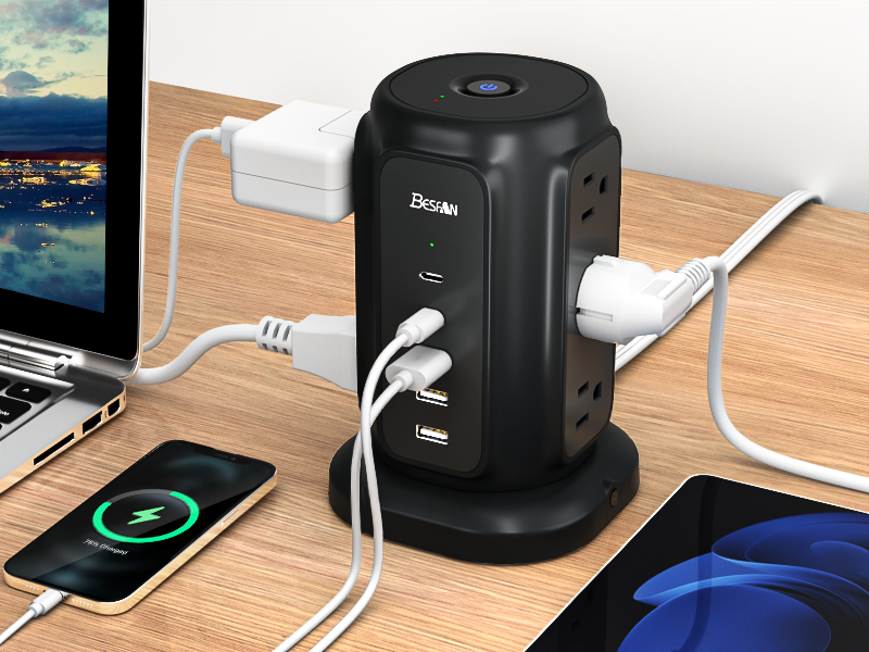 extension cord with multiple outlets