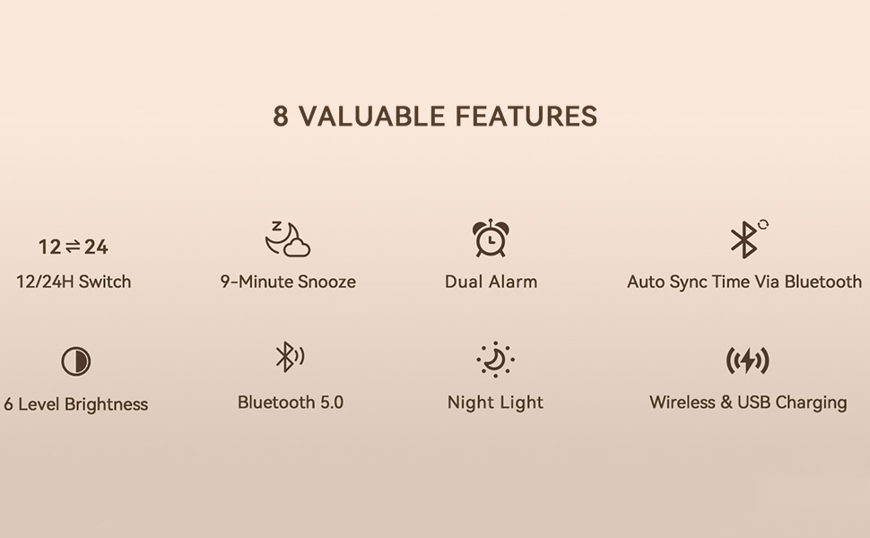 alarm clock for bedroom