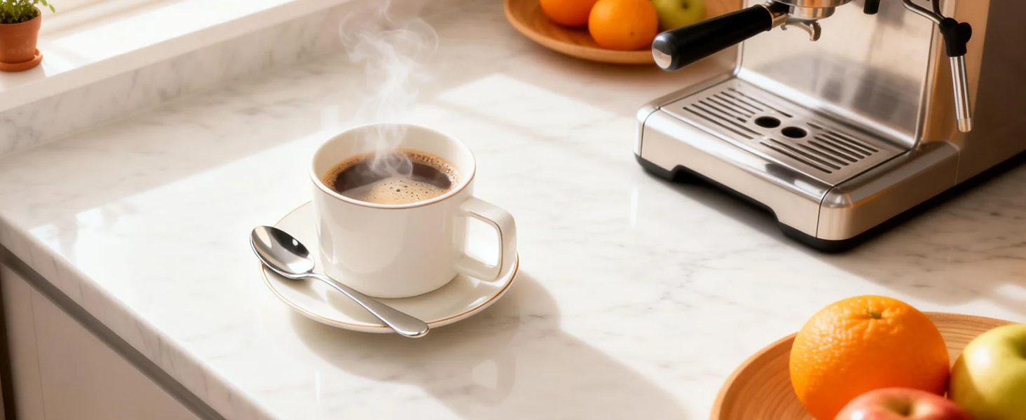 4.7&amp;#34; Mini Stainless Steel Espresso &amp;amp; Dessert Tea Spoons
