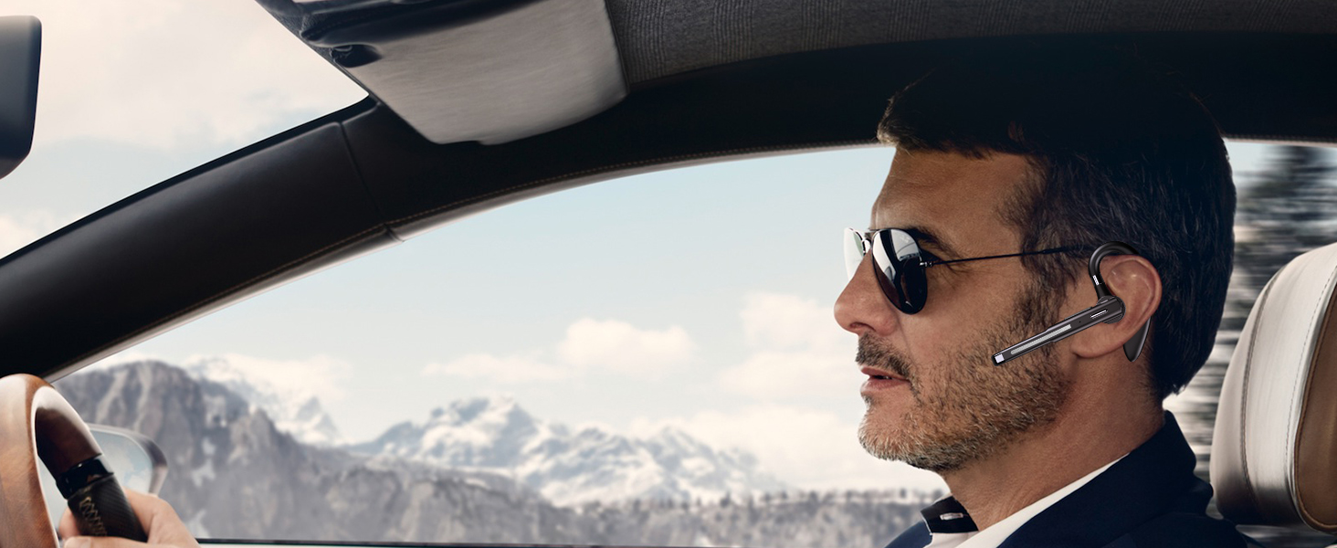 This Bluetooth headset uses Bluetooth 5.3 chip, providing faster and more stable connection.