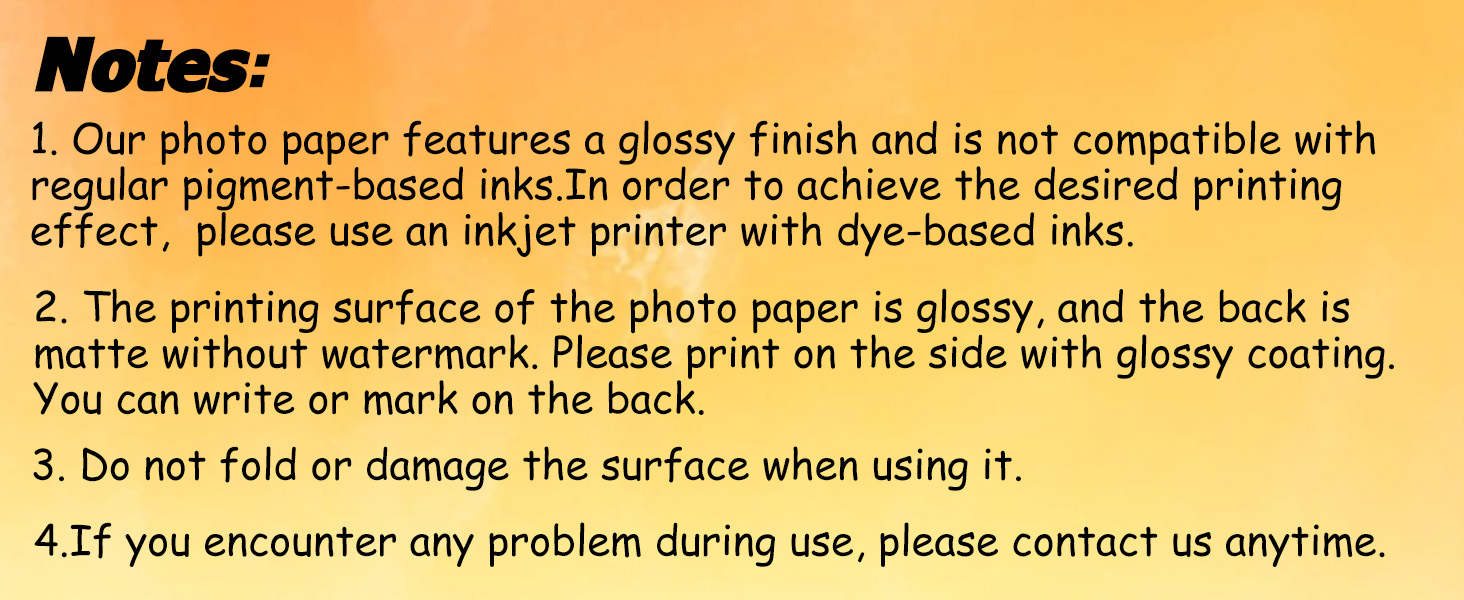 CAREGY Single Sided Glossy Photo Paper for Inkjet