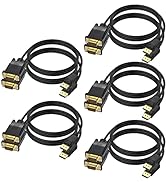 DisplayPort to VGA Cable 6 FT, 10-Pack Display Port DP to VGA Adapter Cord Male to Male HD Video ...