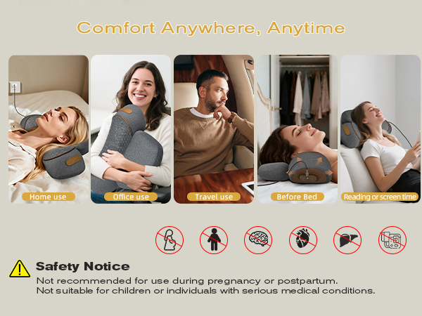 3 in 1 neck massage pillow