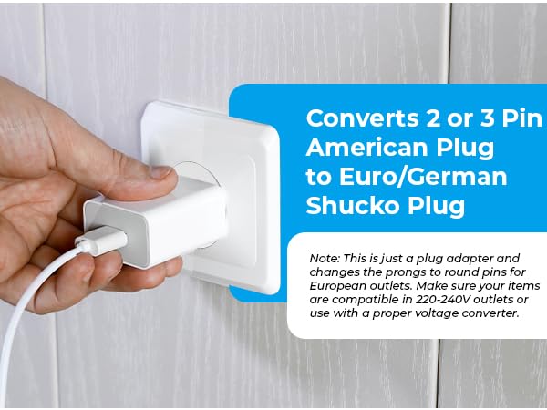  European Travel Adapter