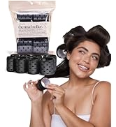 Kitsch Ceramic Thermal Hair Rollers for Women - Self Grip Rollers for Blowout Look Long Hair, Cur...