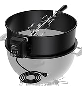 Charkettle Rotisserie Ring Kit Compatiable with Weber 18" Charcoal Kettle Grills and Other Simila...