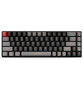 Qisan Mechanical Gaming Keyboard Dual Mode 2.4G/BT Wireless Keyboard with Brown Switch Mini Desig...