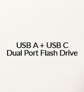 iDsonix USB Flash Drive 256GB Externe SSD, Up to 1073MB/s, Thumb Drive with 2 Ports USB A 3.2 + T...