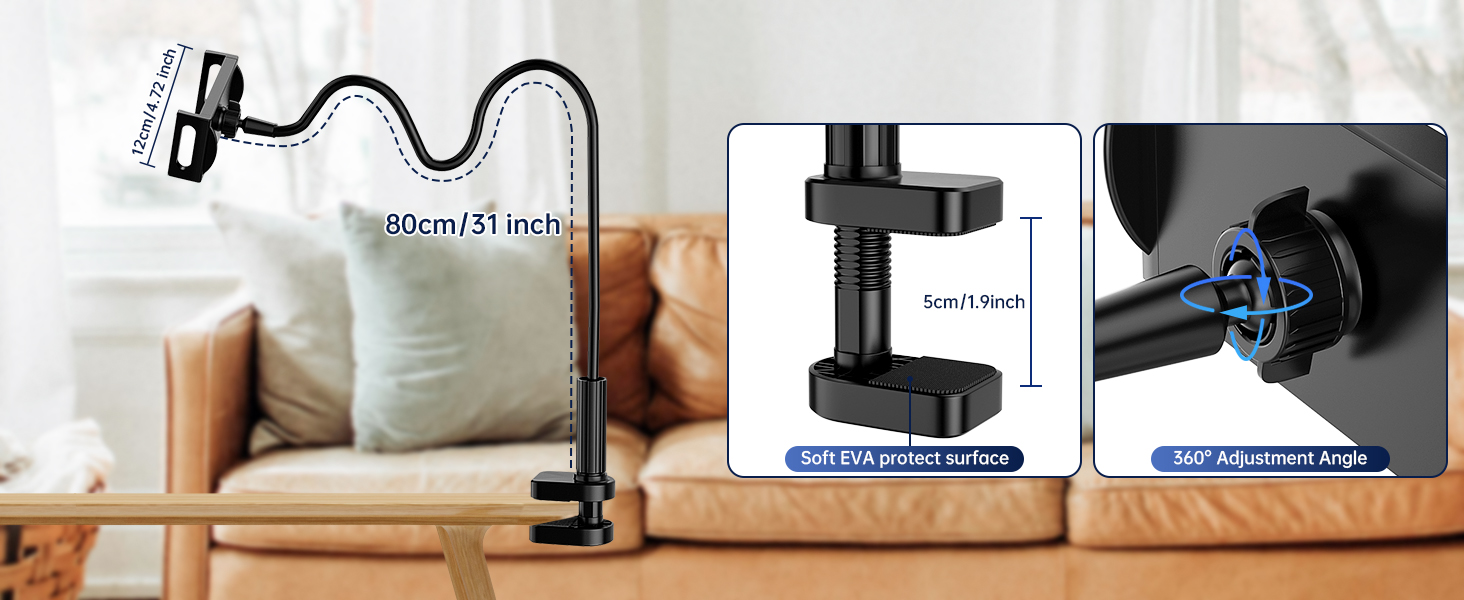 bedside kindle holder with remote