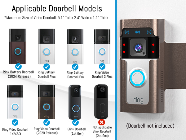 ring doorbell holder no drill
