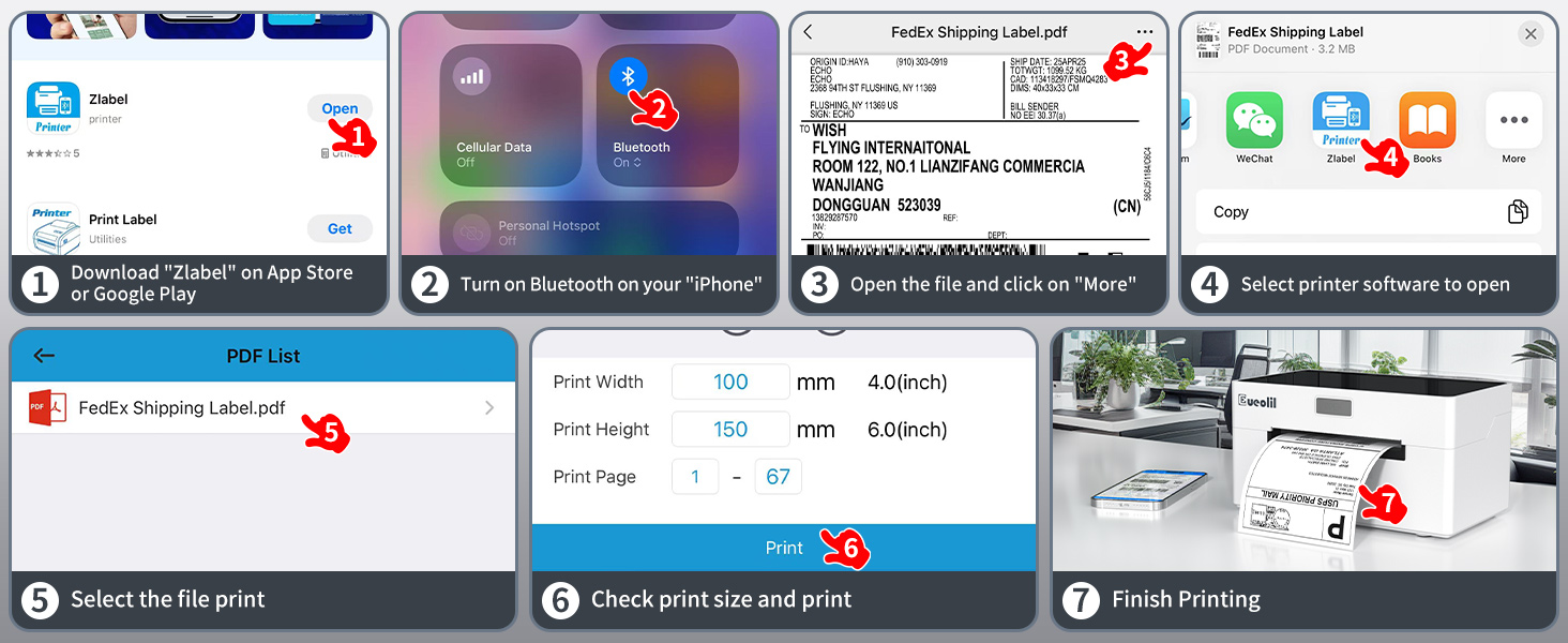 shipping label printer