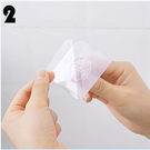 remove the protective film of the shower storage.