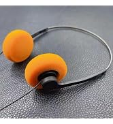 Galepromot Orange Retro Over-Ear Headphone,Vintage Feelings Headphone,Retro Lightweight Earphones...