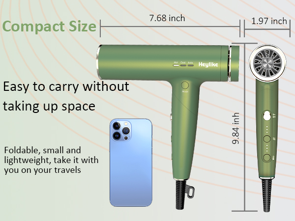 compact blow dryer
