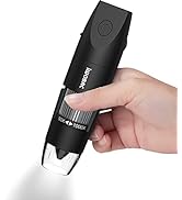 Digital Microscope Wireless Pocket Handheld USB Microscopes, 50x-1000x Zoom Fixed Focus HD Magnif...