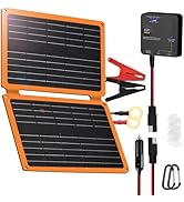 FieryRed 20W 12V Solar Panel Car Battery Charger Foldable Waterproof Solar Battery Trickle Charge...