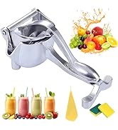 Hand Juicer Squeezer- Aluminum Manual Press Juicer, 2026 New Upgraded Juice Squeezer Press Handhe...