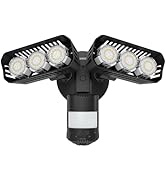 SANSI 38W 5000LM Motion Sensor Outdoor Lights, Flood Light Outdoor Detector with 4 Mode Adjustabl...