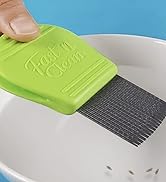 Versatile lice comb for all hair types, including curly and straight: thorough lice and nit removal