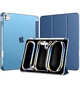 MoKo for iPad Pro 13 Inch Case (M5/M4) 2025/2024 with Pencil Holder, Slim Light Trifold Smart Cov...