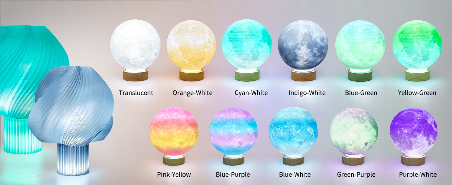 IEMAI PETG filament 1.75mm translucent gradient 3d printer filament for high-speed printing