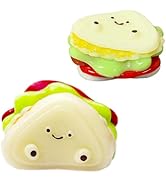 Luckana Handmade Sandwich Tabas Squeeze Toys, Sticky Stress Relief Food Toy for Kids &amp; Adults Gift