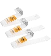 MOPALL Pants Hangers 30 Pack, Non Slip Metal Durable Open Ended Clothes Hangers for Closet, Rubbe...