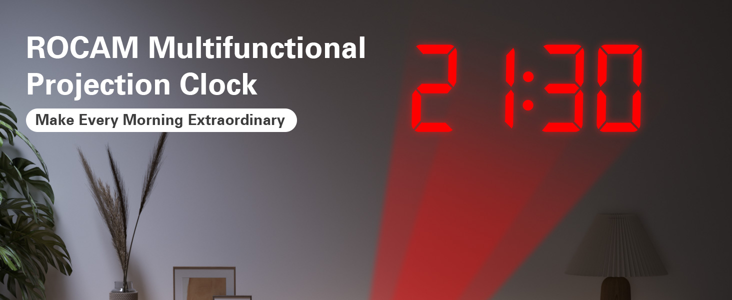 projection alarm clock