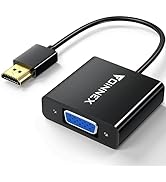 HDMI to VGA Adapter, HDMI to VGA (Male to Female) for Computer, Desktop, Laptop, PC, Monitor, Pro...