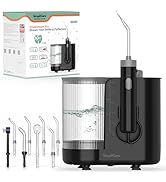 SimpliCare Pro Countertop Oral Irrigator Water Dental Flosser | 10 Pressure Levels, 21–160 PSI, 2...