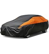 GUNHYI Car Cover for Automobiles All Weather Waterproof, Universal Fit Sedan Ford Mustang, Chevy ...