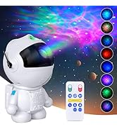 Astronaut Galaxy Projector with Nebula, Star Projector Ceiling LED Lamp with 8 Modes Astronaut St...