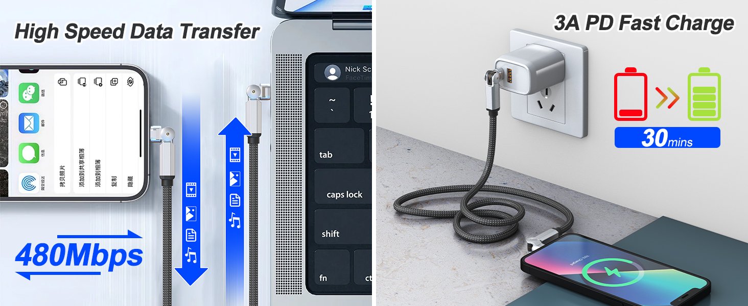 USB C to Lightning Cable
