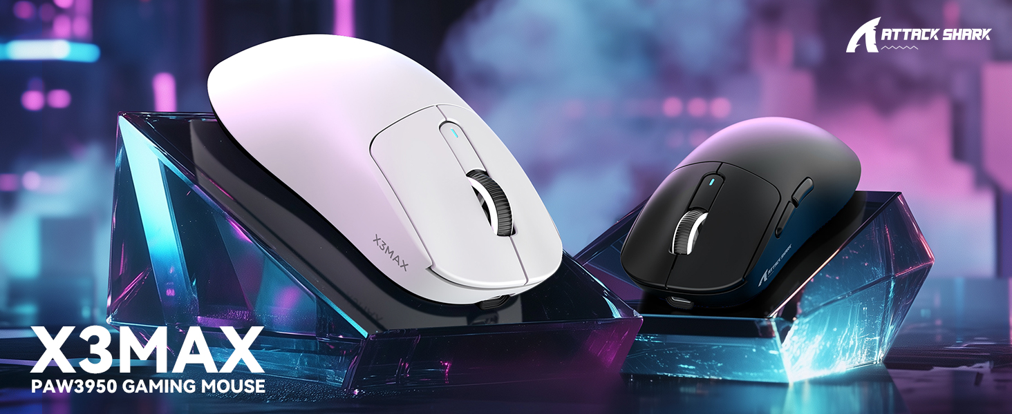 Wireless Gaming Mouse SUPERLIGHT, 42000 DPI Adjustable, 49g Ultralight Mice