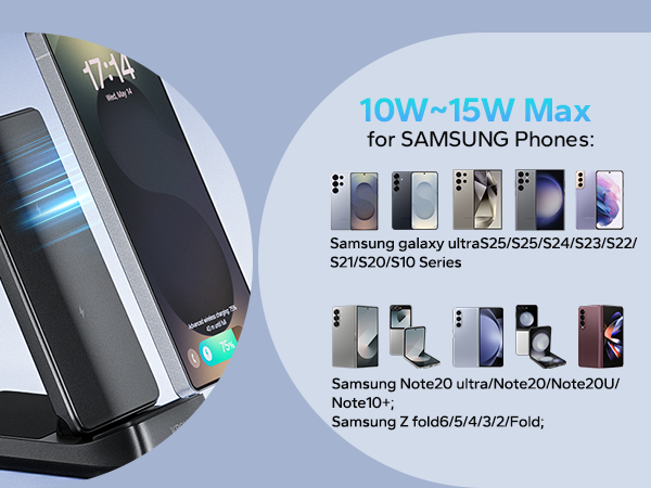 3in1 wireless charging dock for samsung galaxy