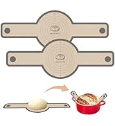 Koolstuffs Silicone Bread Sling for Dutch Oven, 2 PCS Non-Stick &amp; Easy Clean Reusable Silicone Br...