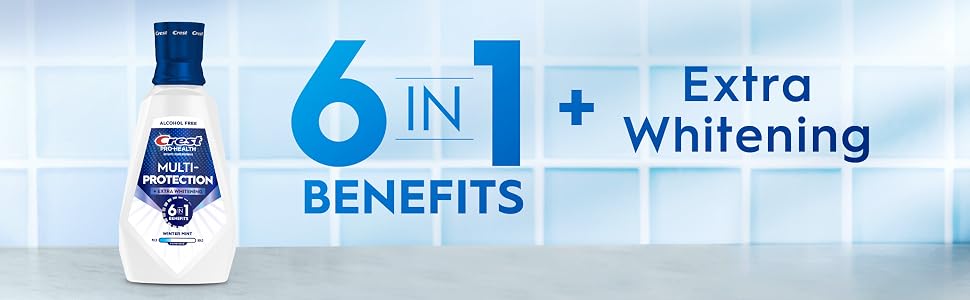 6 in 1 benefits + extra whitening