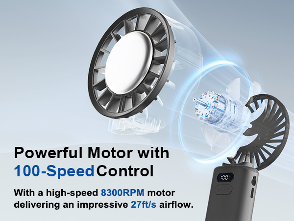 Portable Handheld Fan Sothing Engine Ice-Z