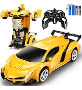 Chridark Remote Control Car Toys - Transforming RC Cars for Kids &amp; Boys Toys - One Button Transfo...
