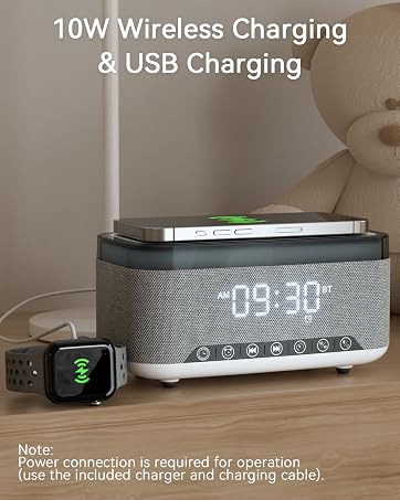 Bluetooth Speaker Alarm Clock