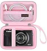 Canboc Camera Case for Canon PowerShot G7 X Mark II/ G7X Mark III Digital 4K Vlogging Camera